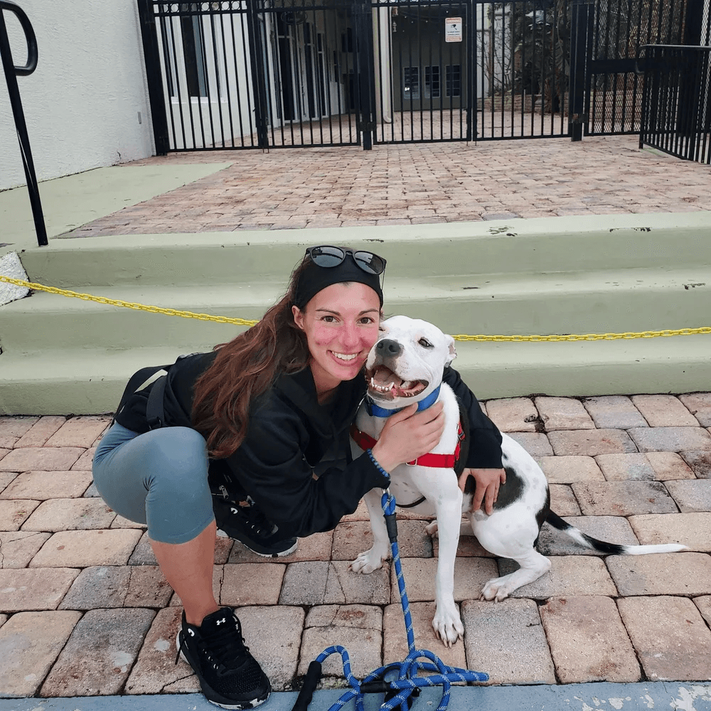 Dr. Andi with Brinley Skye outdoors